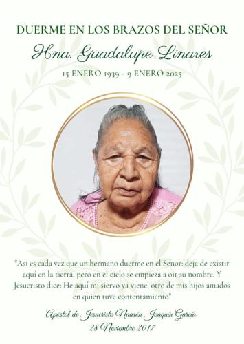 Duerme hna Guadalupe Linares